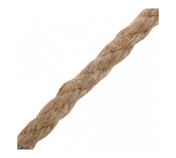 Канат джутовый тросовой свивки 12,0мм (110м)