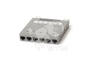 Кассета для медных претерминированных решений 6 экранированных портов RJ-45 категории 6A