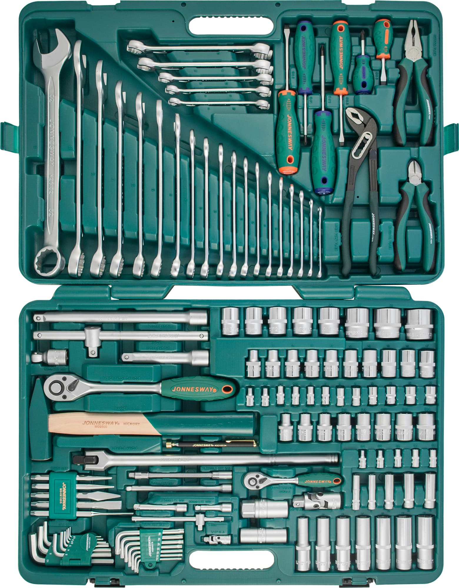 Набор инструмента универсальный 1/2'', 1/4''DR, 127 предметов