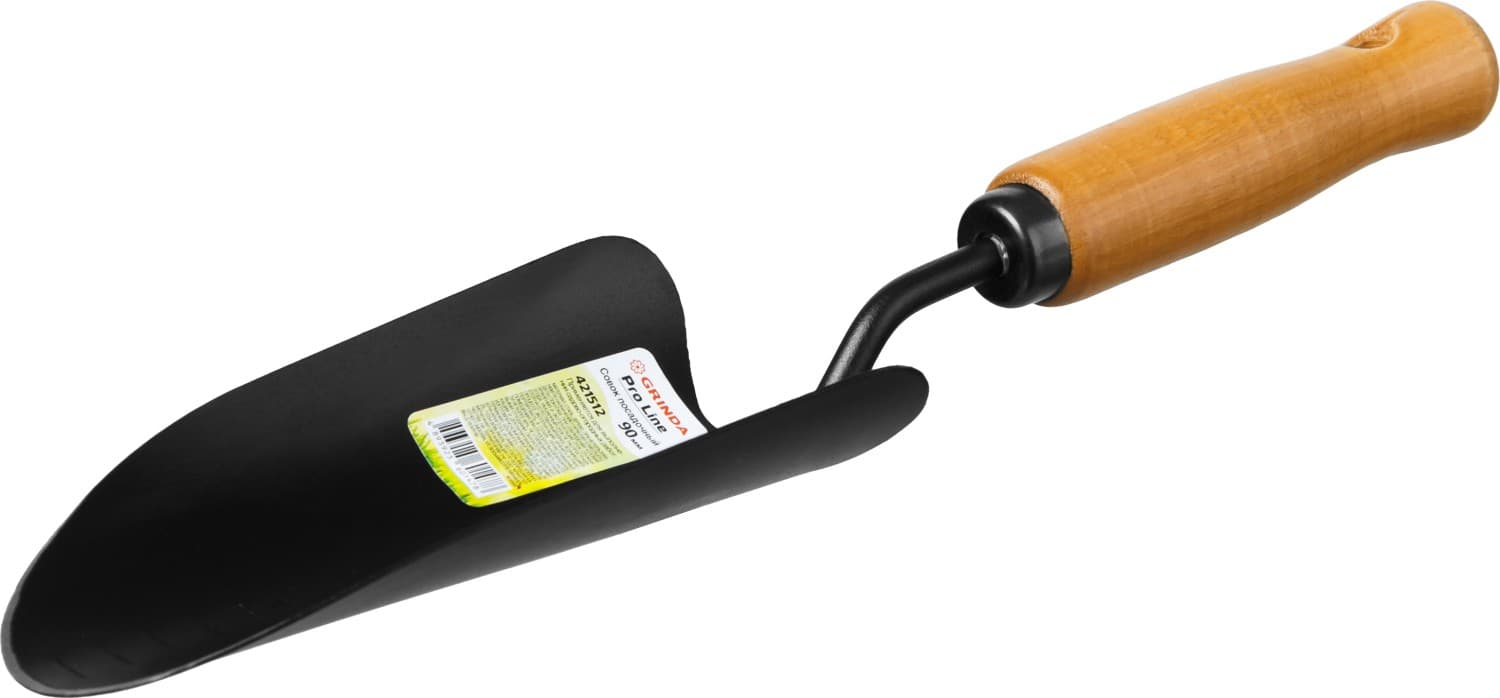Посадочный совок ProLine 180х90х375 мм, деревянная ручка