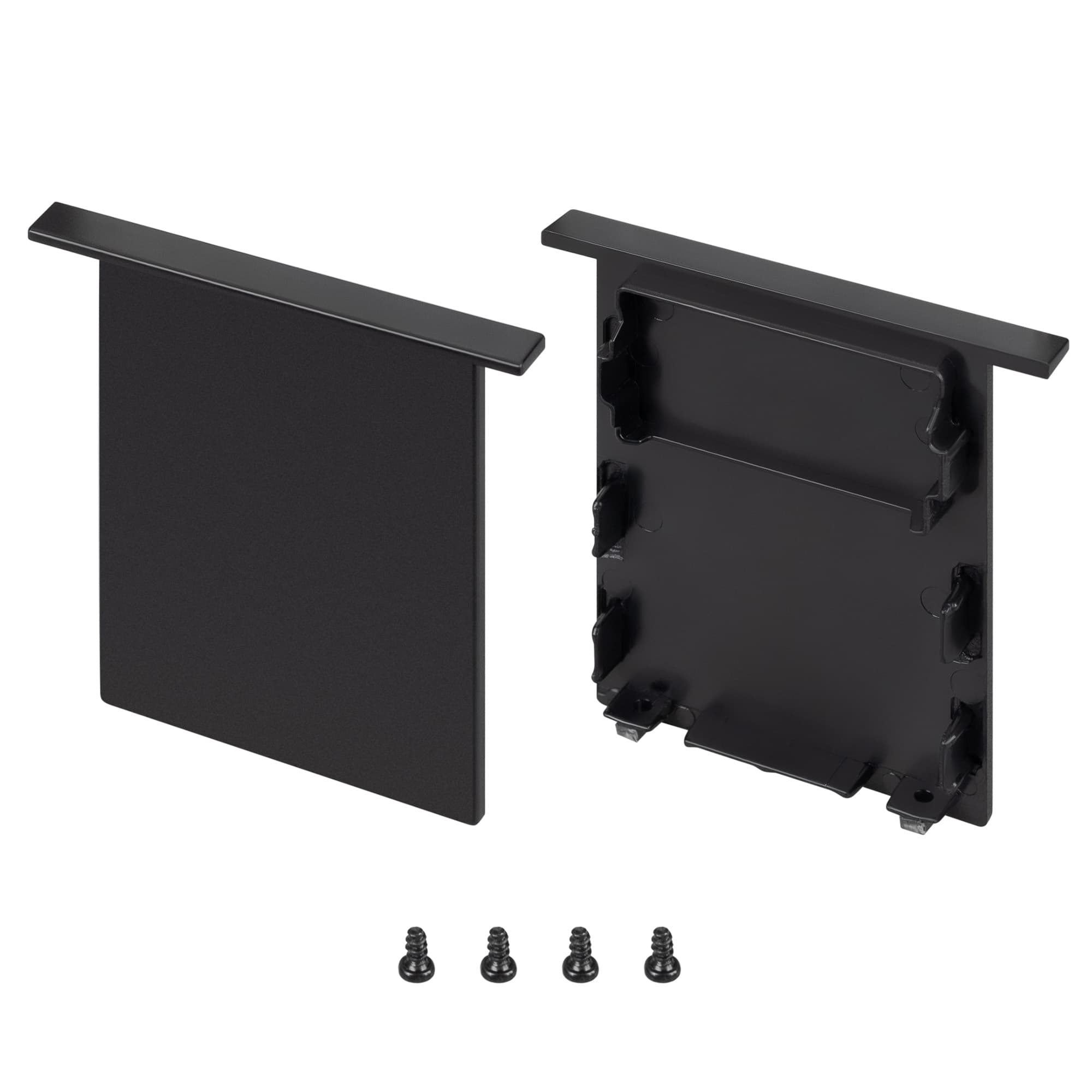 Заглушка SL-LINIA52-3L-F-MIDDLE BLACK глухая (Пластик)