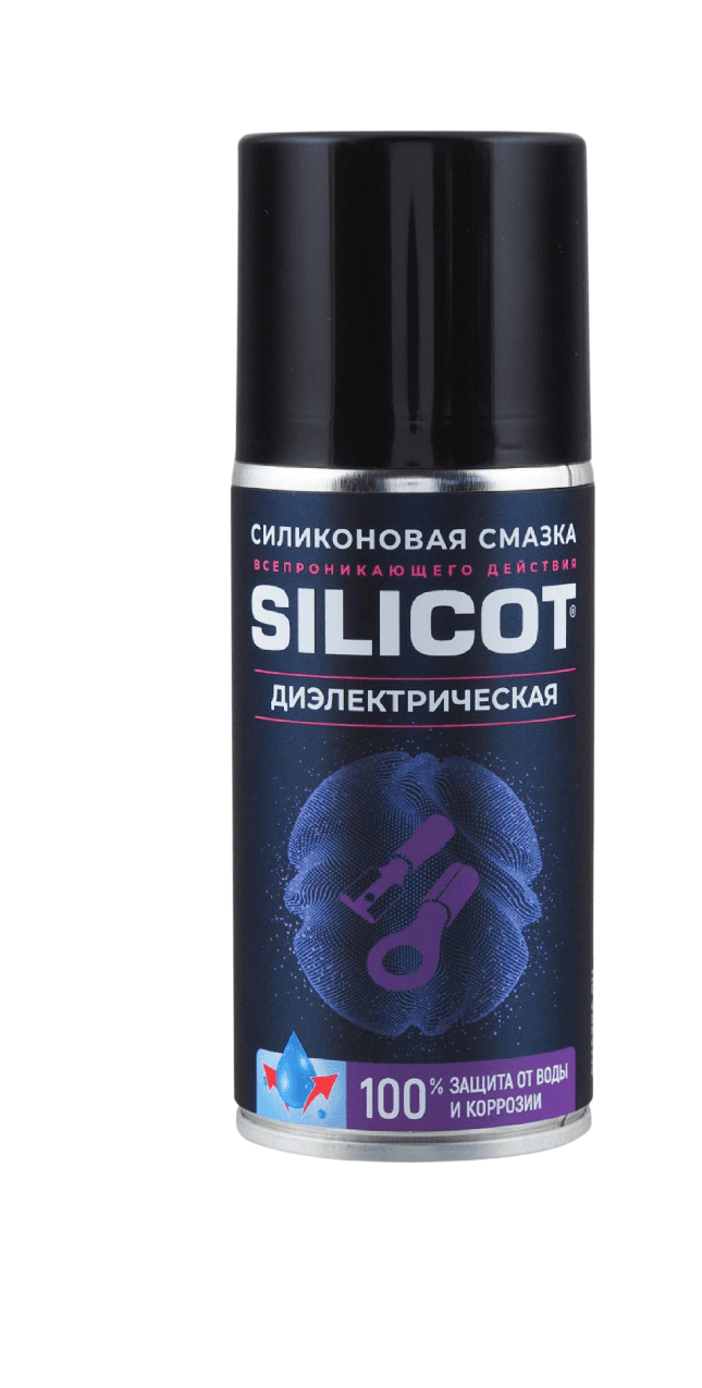 Смазка Silicot Spray диэлектрическая, 210мл флакон аэрозоль