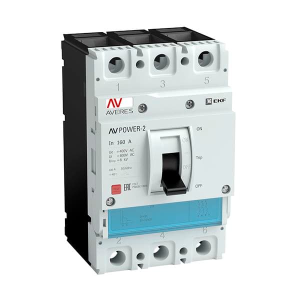 Выключатель автоматический AV POWER-1/3  10А 80kA TR AVERES