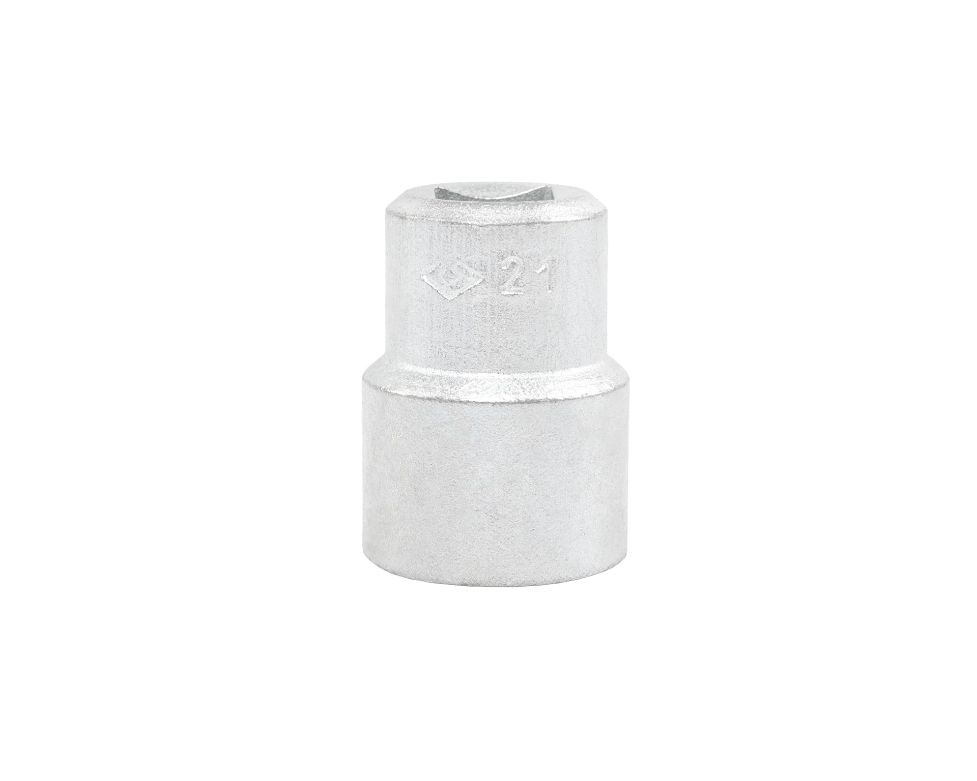 Головка торцевая сменная 21 оцинкованная 1/2''