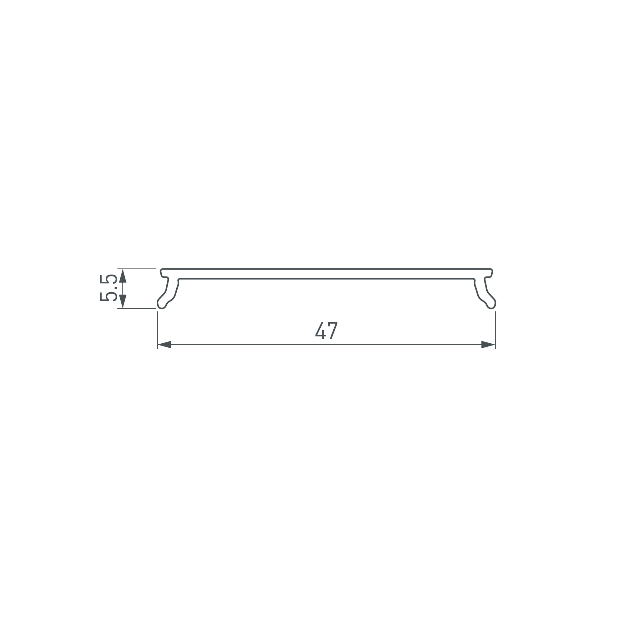 Экран LINE-5050-DUAL-3000 BLACK (ARL, пластик)