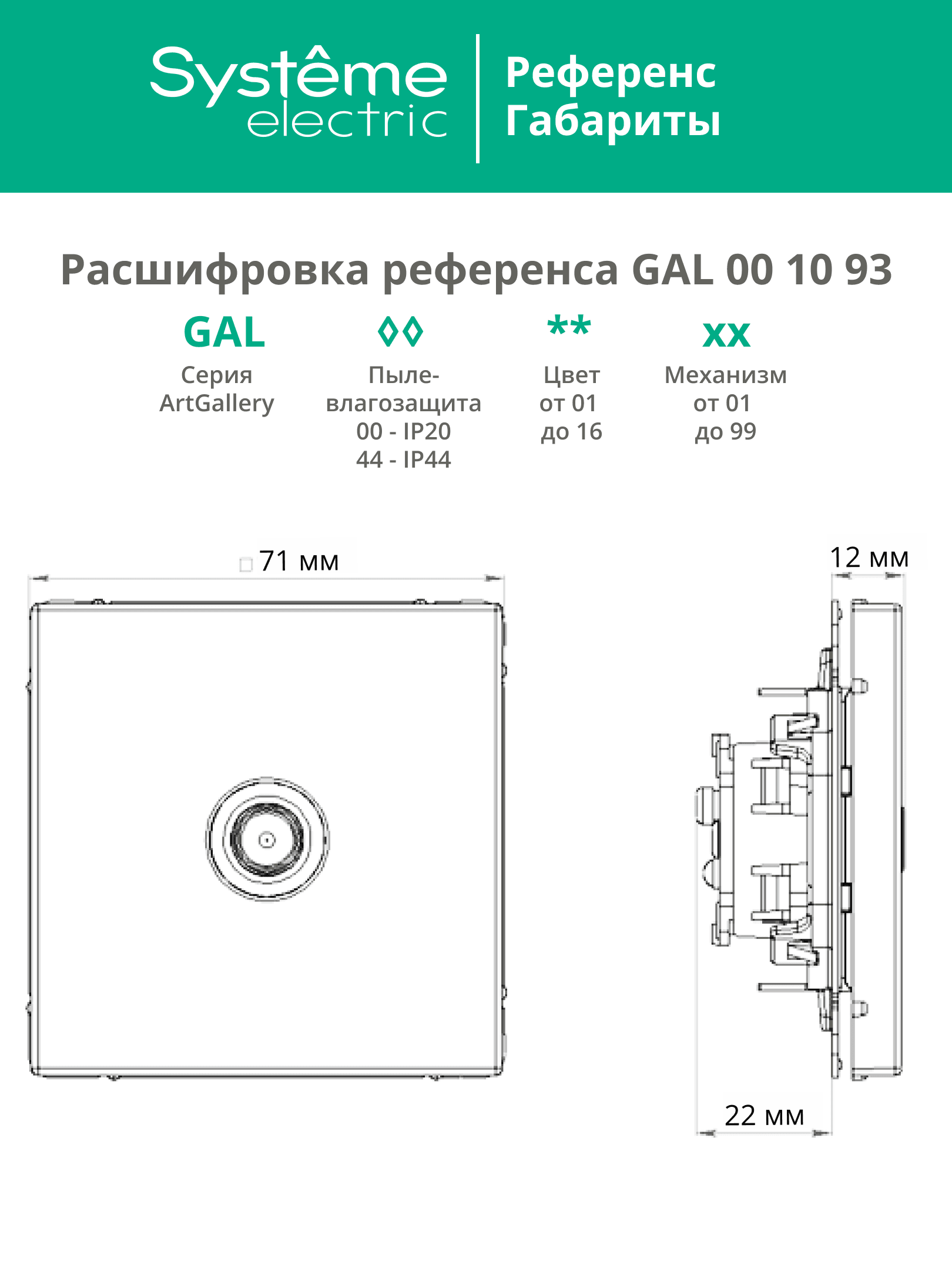 ARTGALLERY TV АНТЕННА коннектор, механизм, КАРБОН