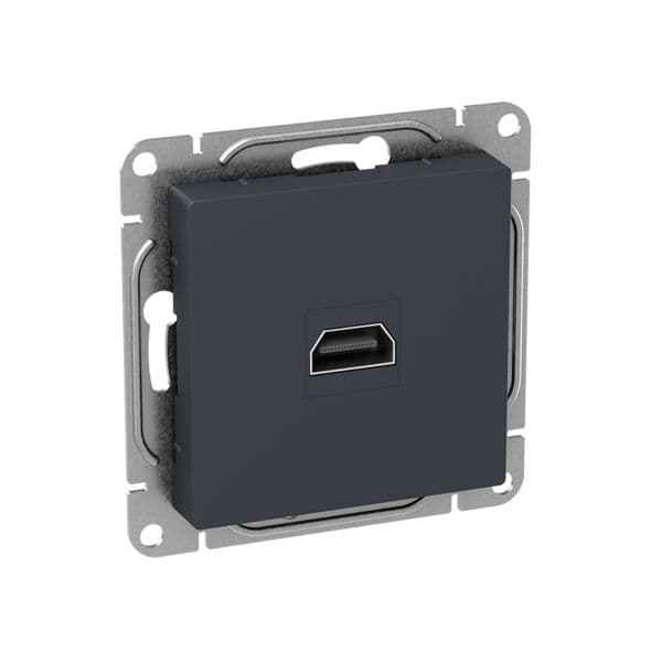 Механизм розетки HDMI  графит Эпика EKF