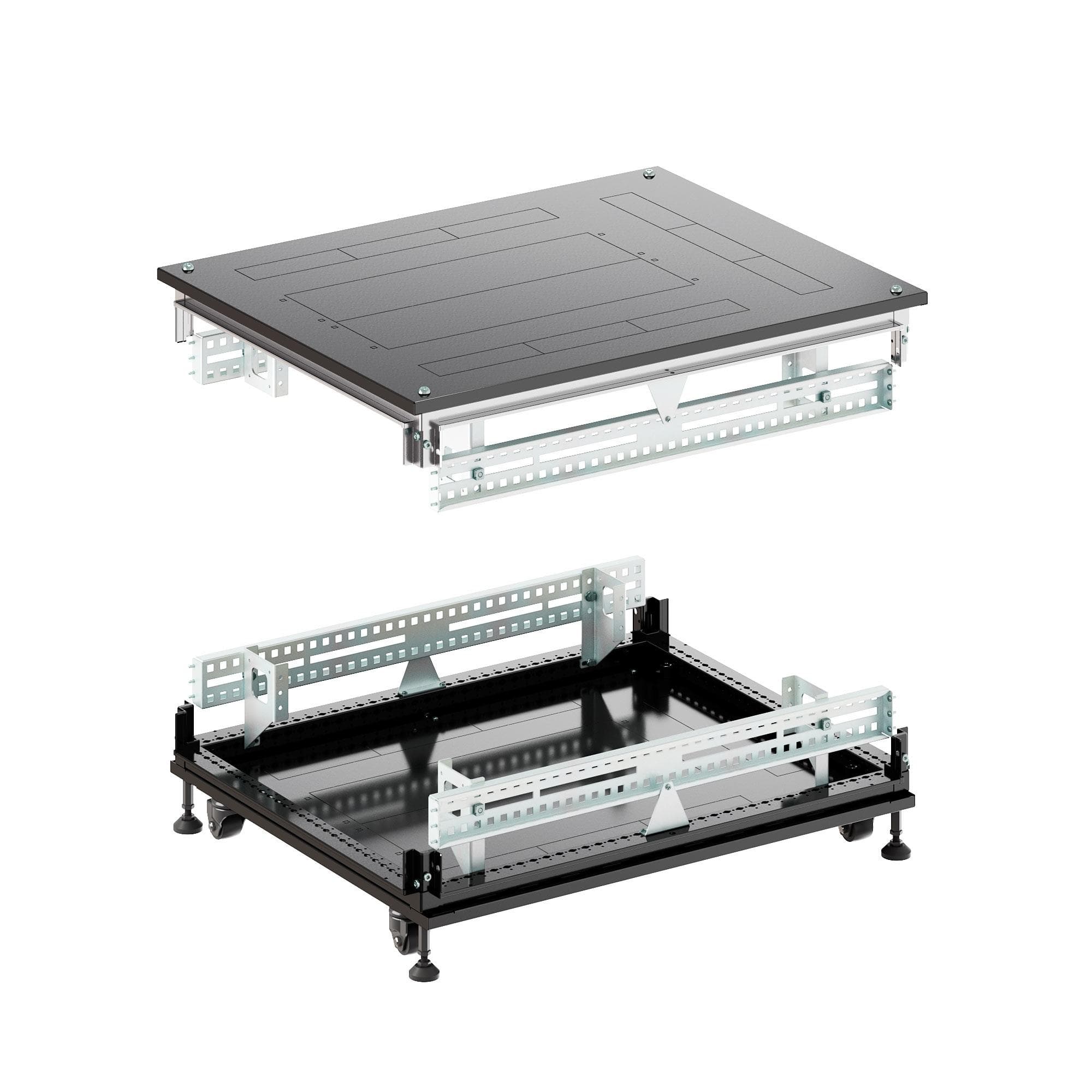 Крыша основание преперфорированные IT-CQE 800x1000, RAL9005