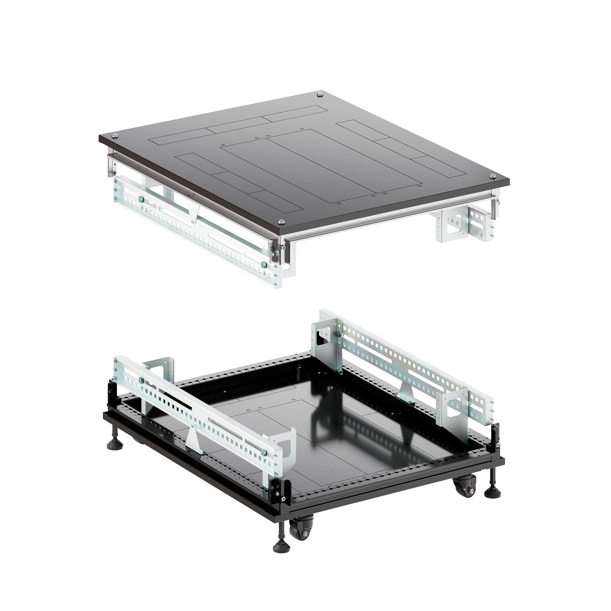 Крыша основание преперфорированные IT-CQE 800x1000, RAL9005