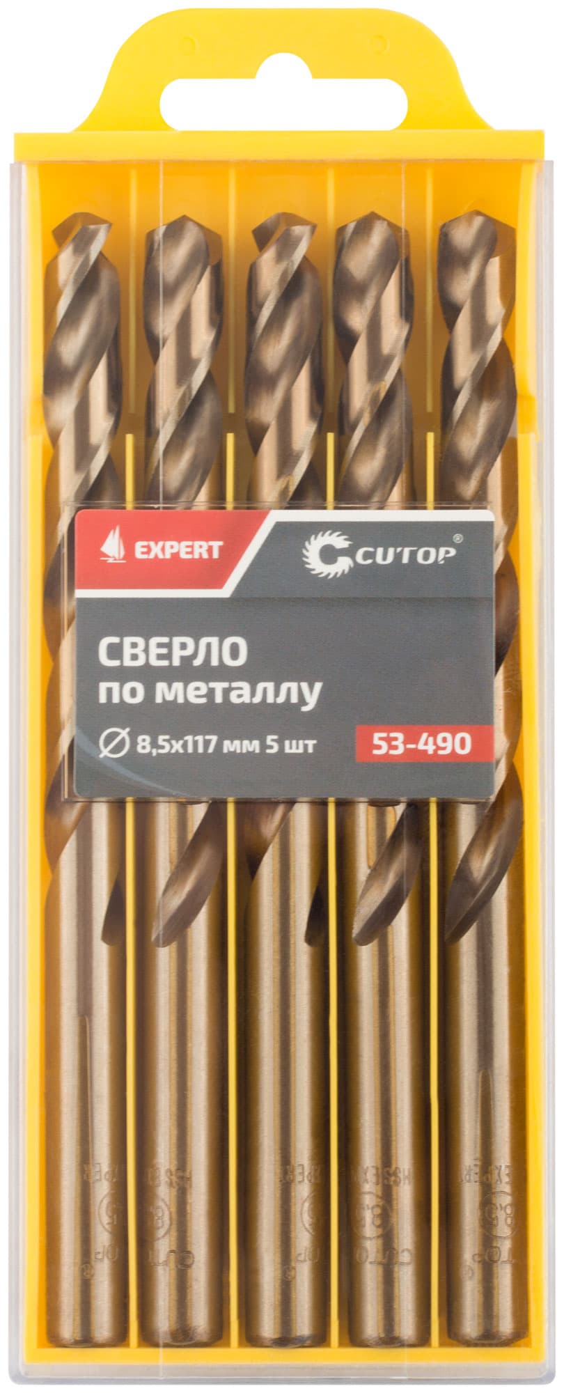 Сверло по металлу Cutop EXPERT, 8.5х117 мм (5 шт)