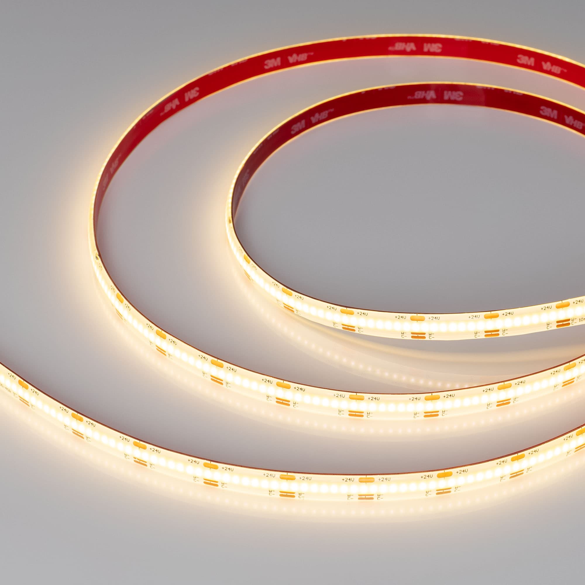 Лента светодиодная 23 Вт/м 24В IP65 2700K6000K 640LED/м COB-X640-10-12mm CSP 5 м