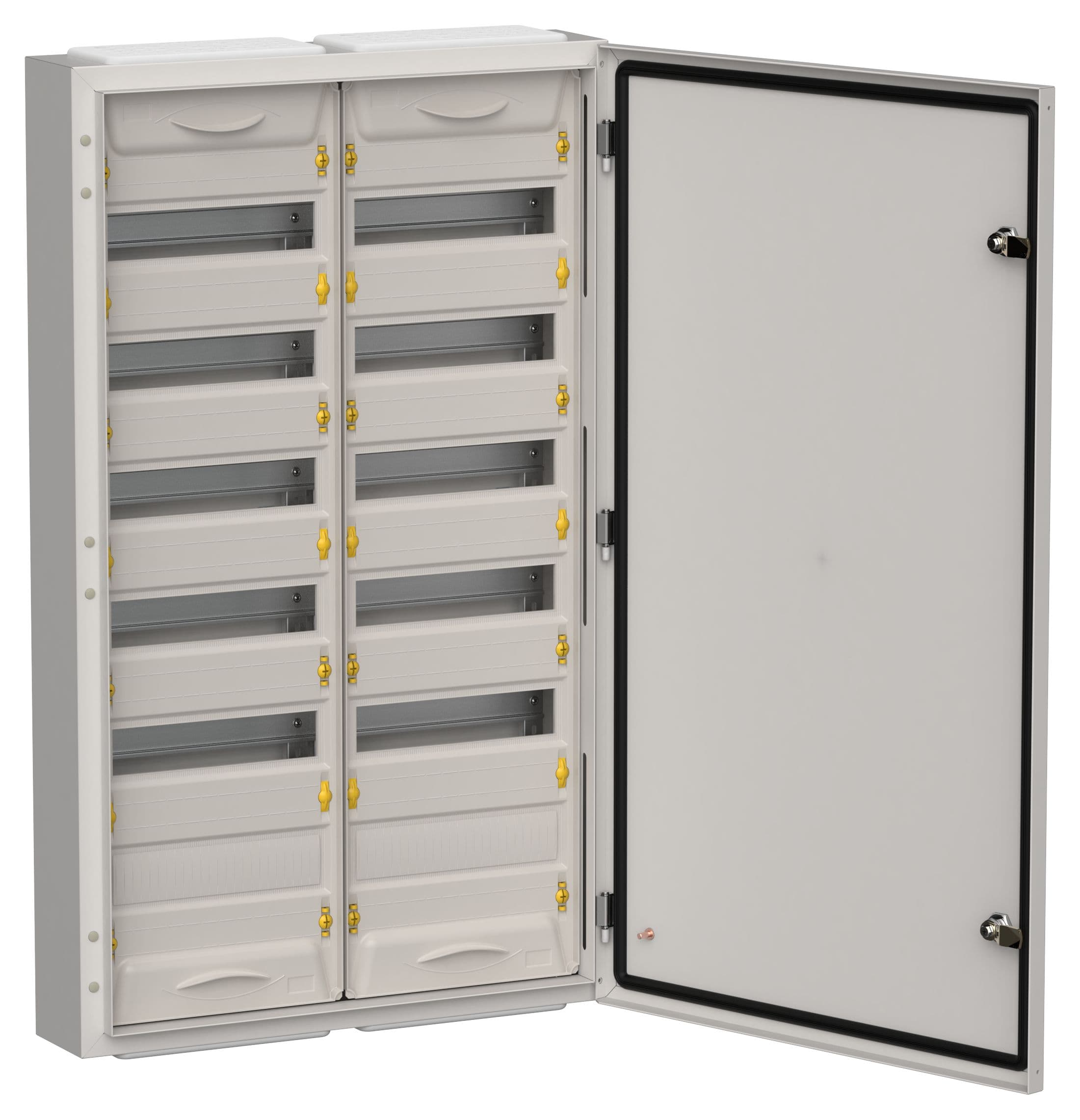 TITAN 5 Корпус металлический ЩРн-144 (2х72) 960х570х140 IP54 сер