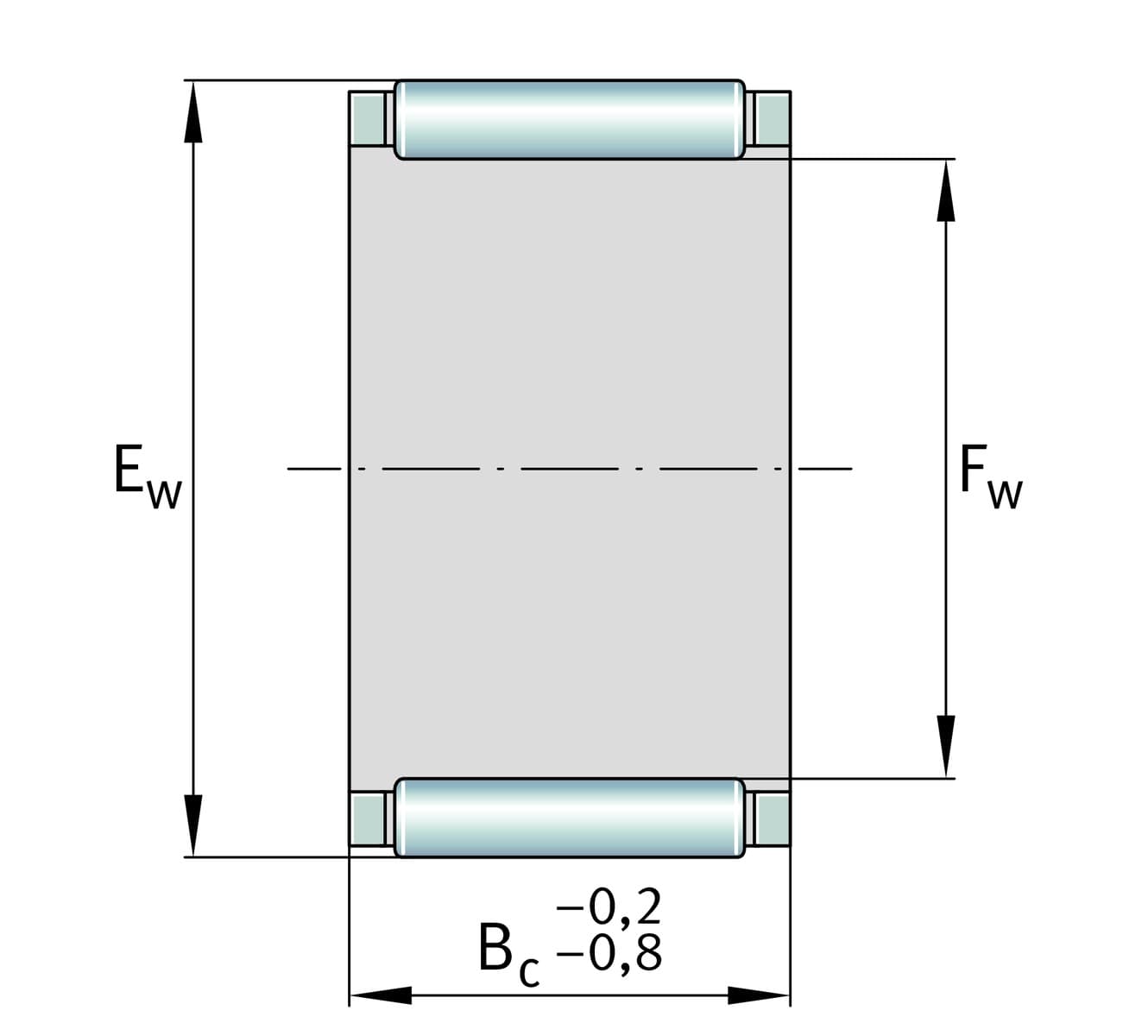 Подшипник K12X16X8
