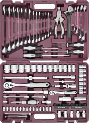 Набор инструмента универсальный 1/4'', 1/2''DR, 101 предмет