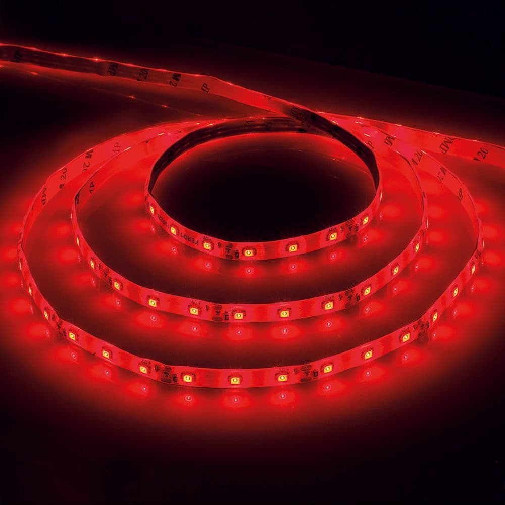Лента светодиодная 4.8Вт/м 12В красный IP20 60LED/м LS603