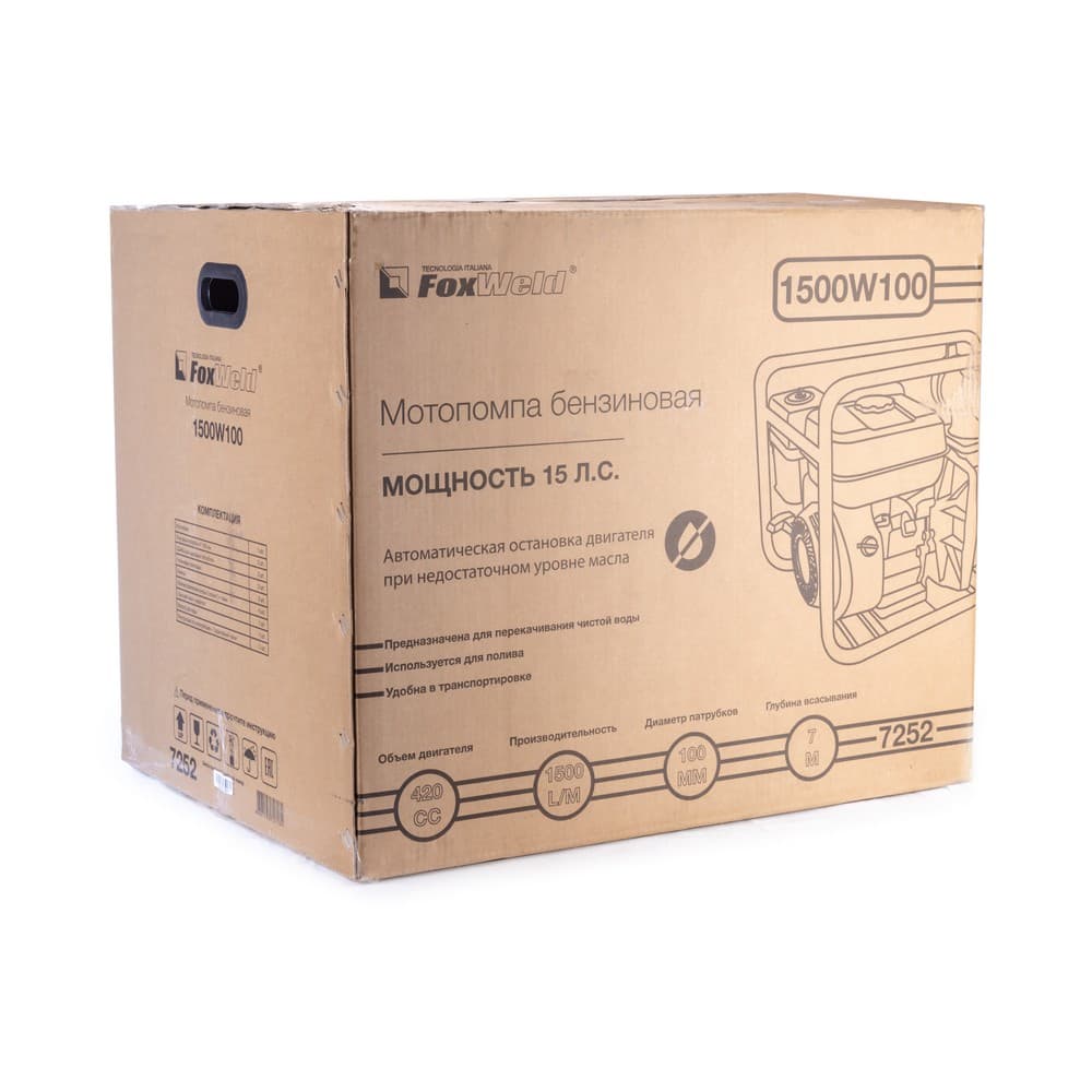 Мотопомпа бензиновая 1500W100 7251