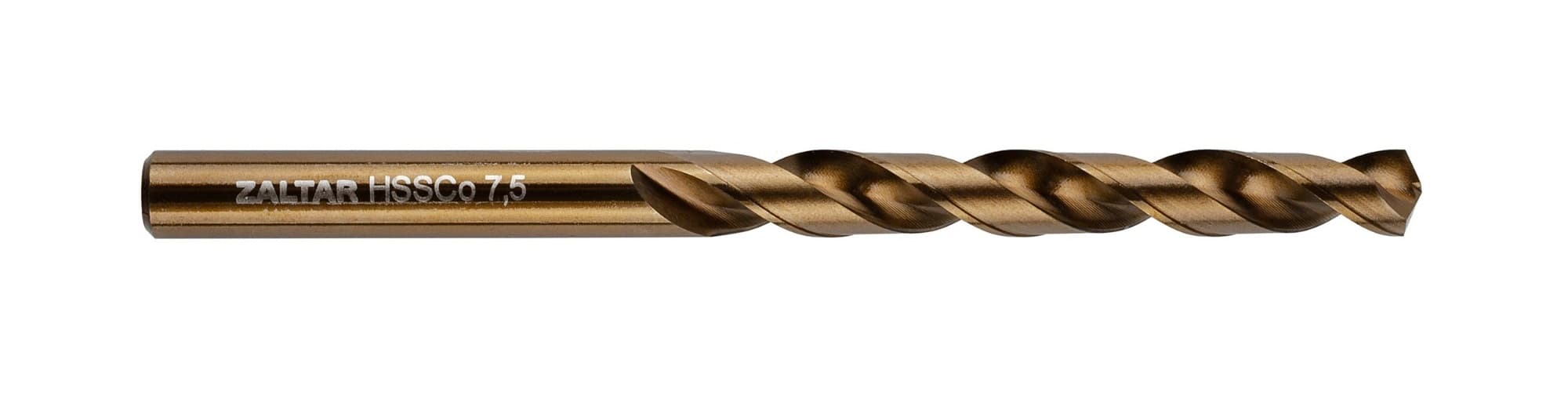 Сверло по металлу, индустриальное, DIN 338, HSS-E Co5, Тип VA, 5xD, 7,50 мм