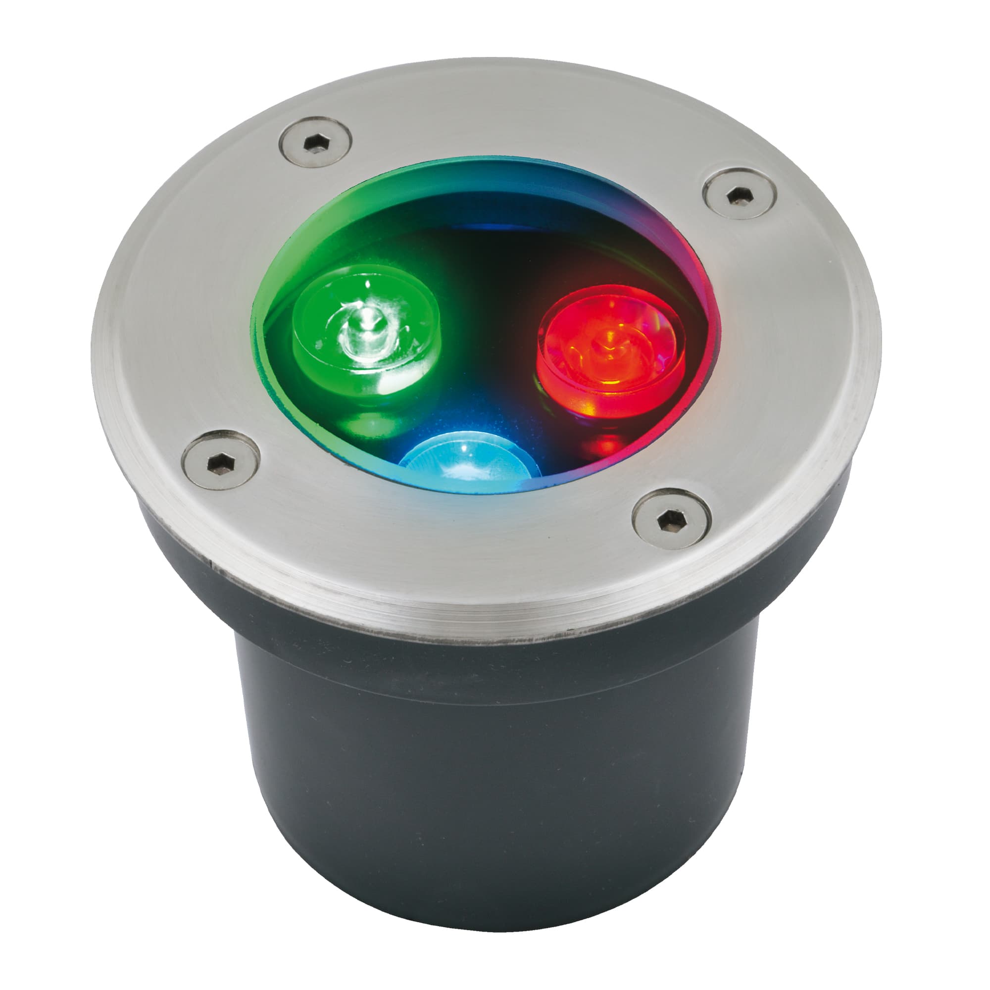 Светильник светодиодный уличный ULU-B10A-3W/RGB IP67 GREY Архитектурный встраиваемый. RGB свет. Корпус серый