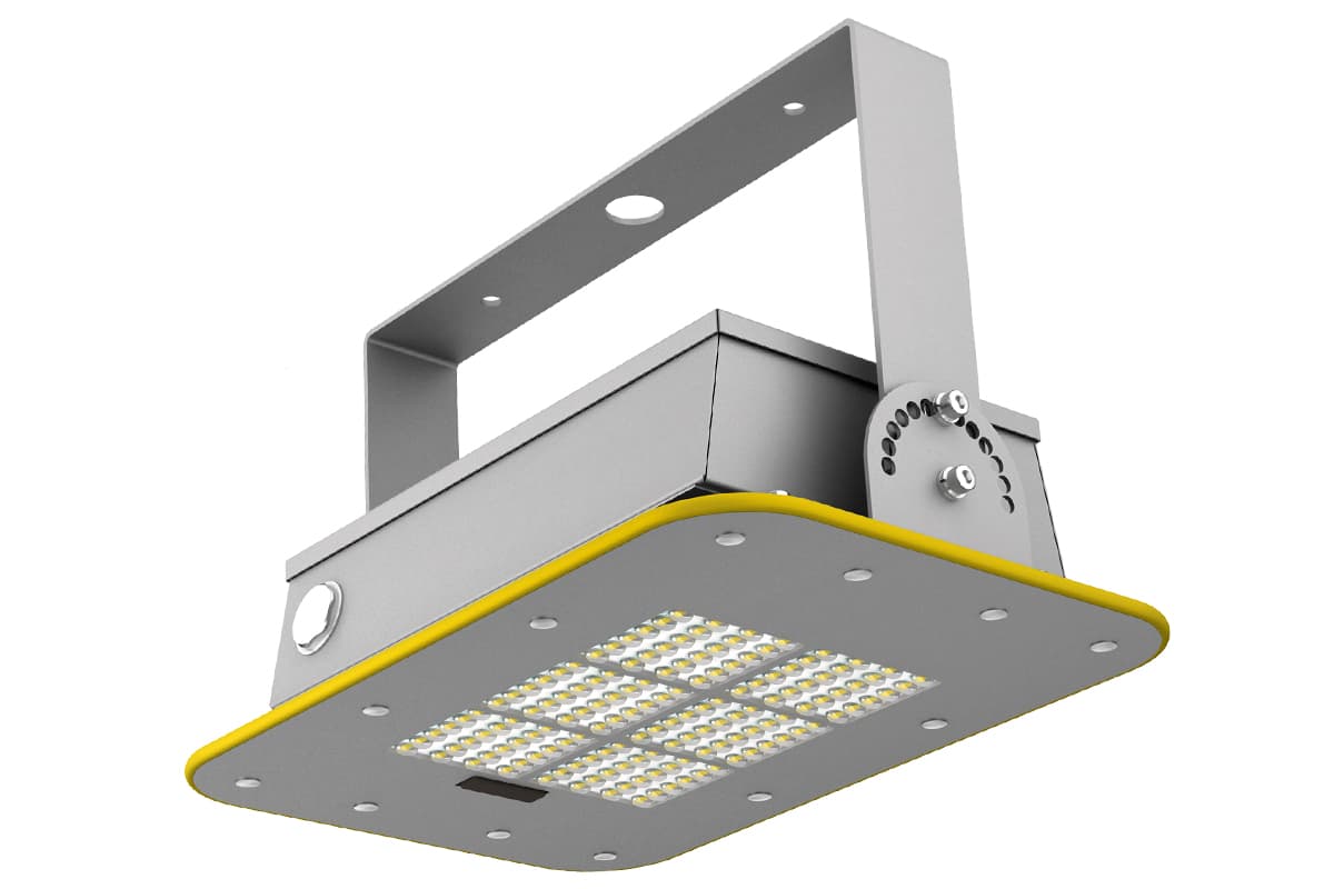Светильник LED KEDR СБУ 2.0 Ex DC низковольтный 75Вт 12000Лм 5,0К КСС Д прозрачный рассеиватель IP67