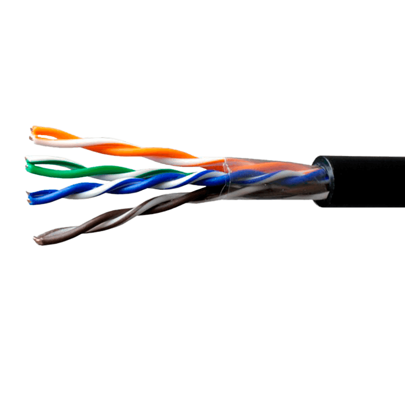 Витая пара Long Ethernet U/UTP кат 5e 4x2x0.64 Cu PE OUT 500м (RUS)