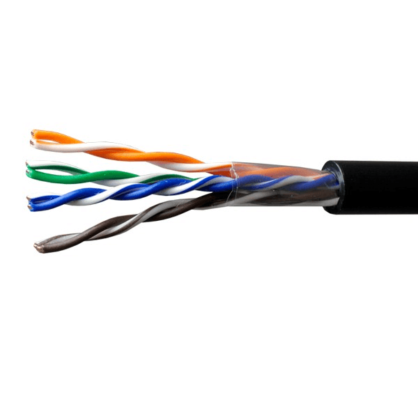 Витая пара Long Ethernet U/UTP кат 5e 4x2x0.64 Cu PE OUT 500м (RUS)