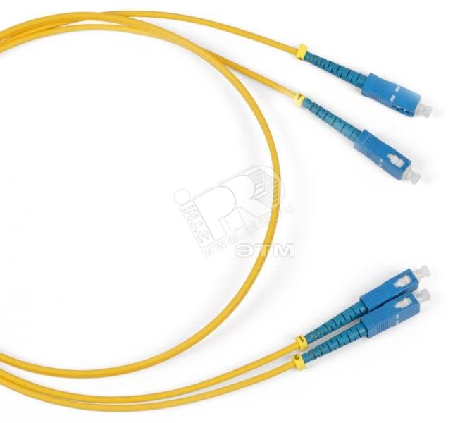 Патч-корд оптический SM 9/125 (OS2) SC/UPC-SC/UPC 2мм simplex LSZH (15м)