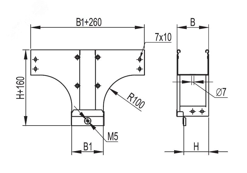 Трансформатор тока CT60 1200A, класс 0.2S, 10ВА