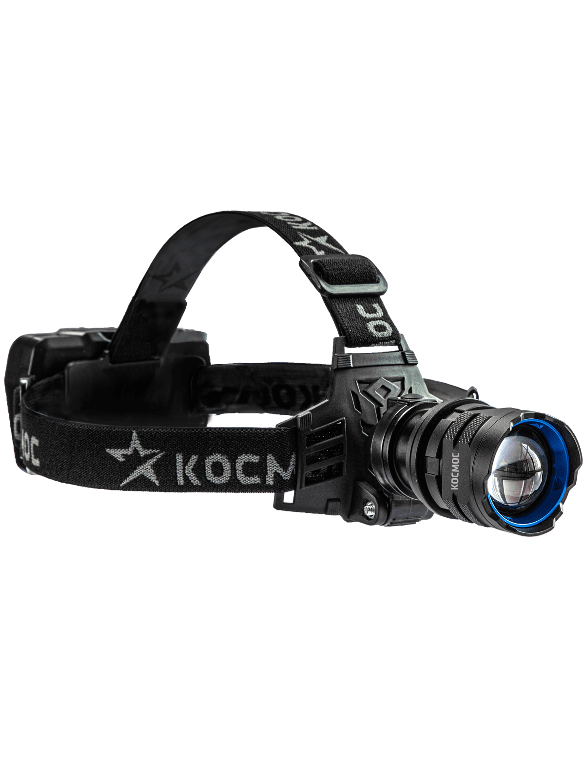 Фонарь налобный аккумуляторный 10Вт LED/ Laser LED/ Li-ion 18650 3x1200mAh/алюм./ USB Type-C