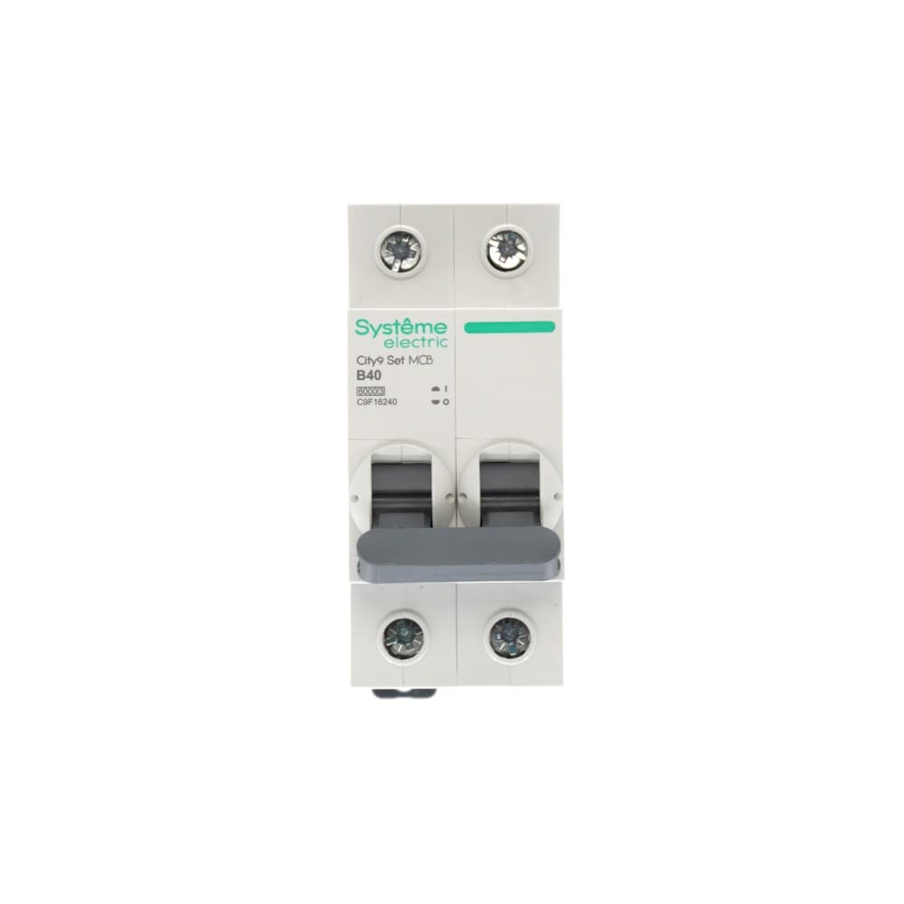 Выключатель автоматический двухполюсный (АВ) B 40А 2P 6kA 230В City9 Set