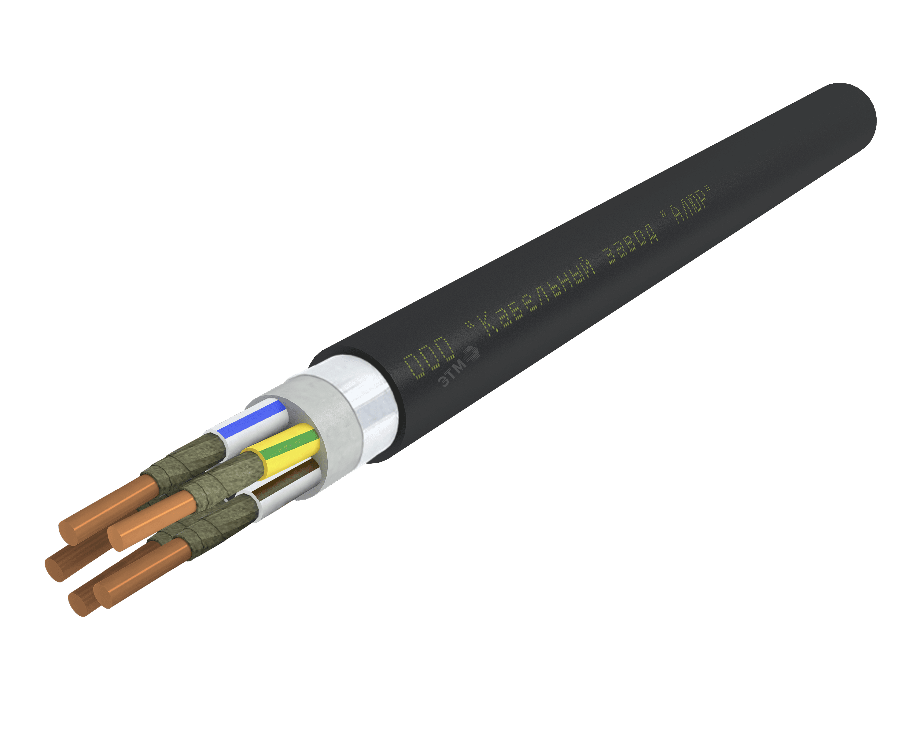Кабель силовой ВВГЭанг(А)-FRLS 5х25.0 ок(N.PE)-0.66 Ч. бар