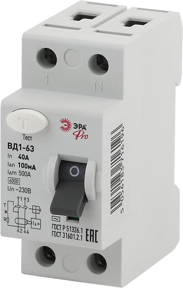 УЗО PRO NO-902-38 ВД1-63 2P 40А 100мА