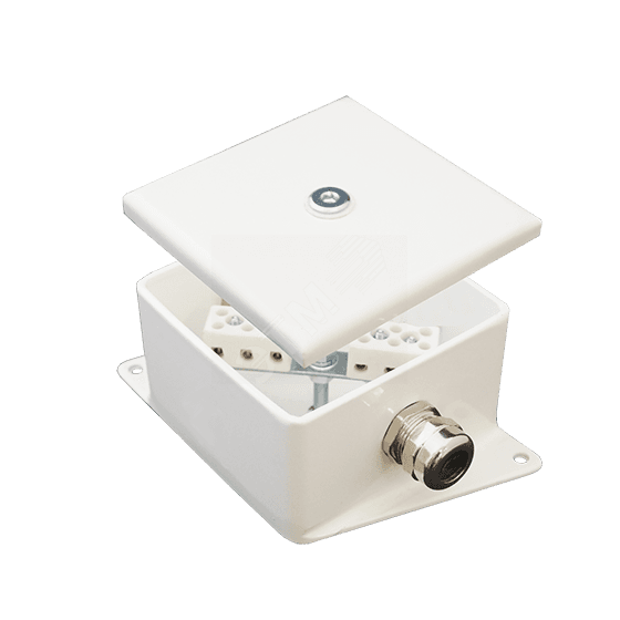 Коробка монтажная огнестойкая КМ-О (6к)-IP66-100х100 два ввода AC