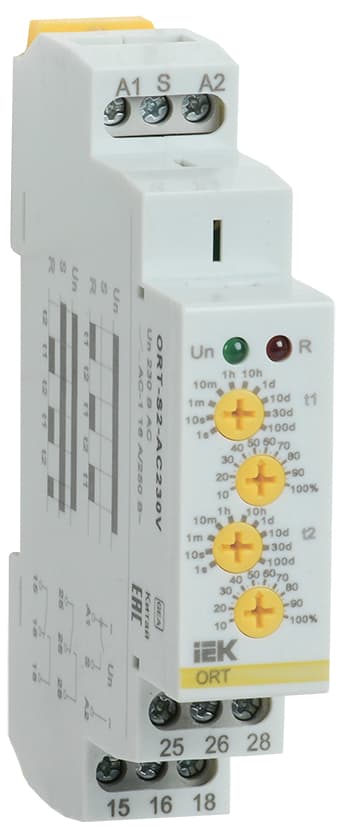 Реле циклическое ORT. 2 конт. 230 В AС