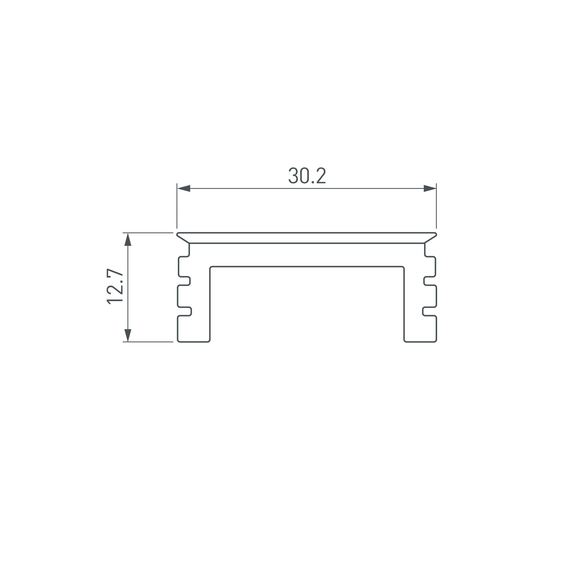 Экран LINE-3535-BENT-SIDE-2M OPAL (ARL, Силикон)