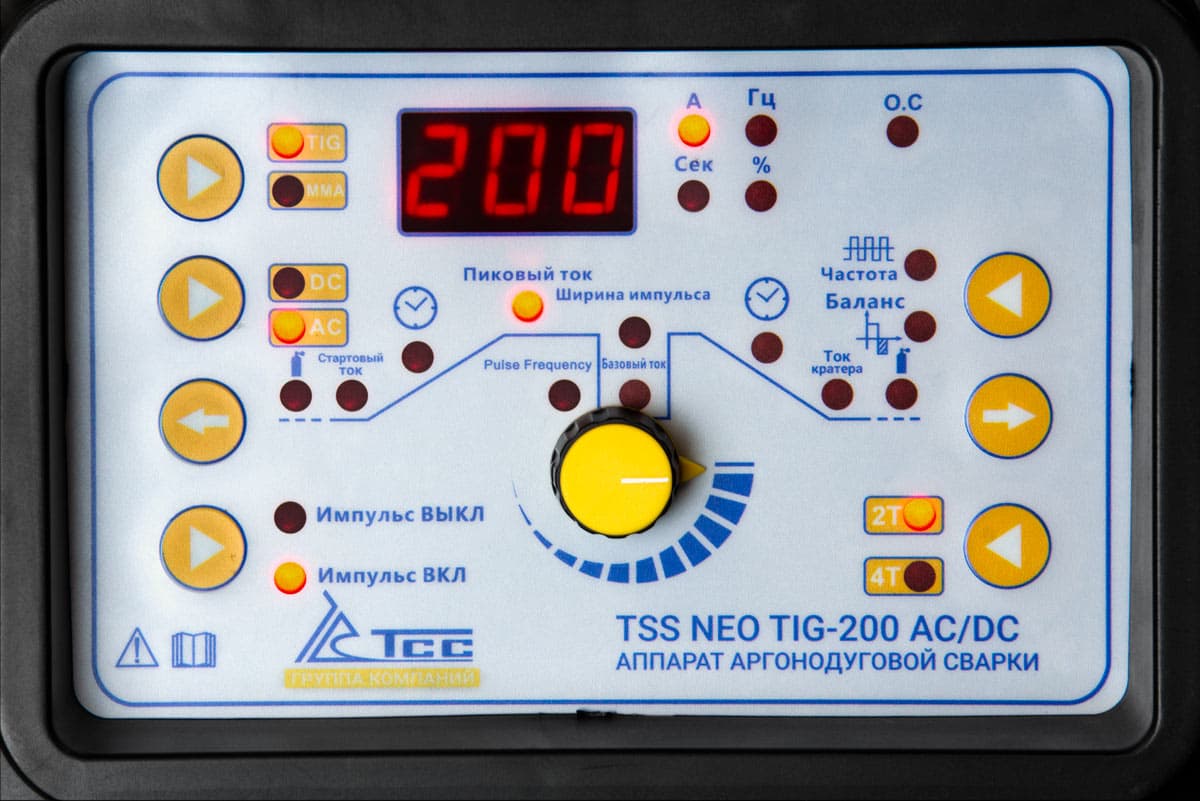 Аппарат аргонодуговой сварки TSS NEO TIG-200 AC/DC