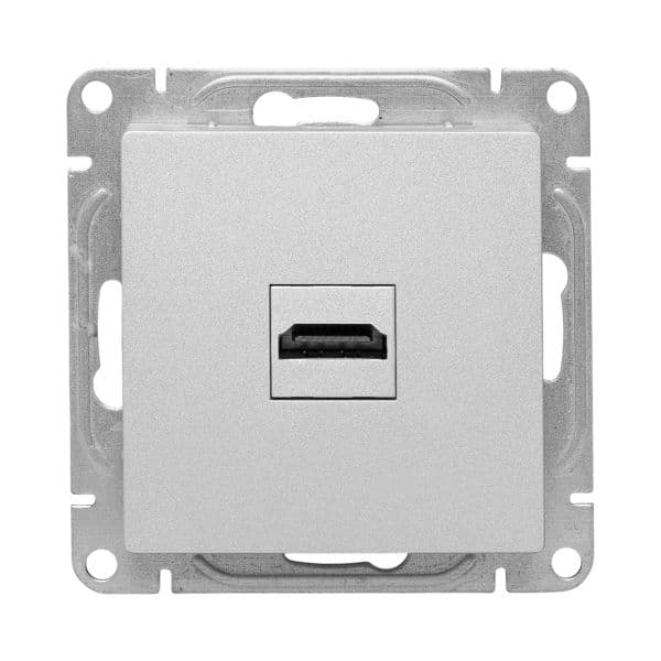 Эпика Механизм розетки HDMI алюминий EKF