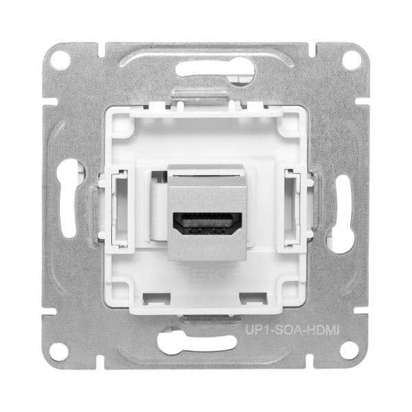 Эпика Механизм розетки HDMI алюминий EKF