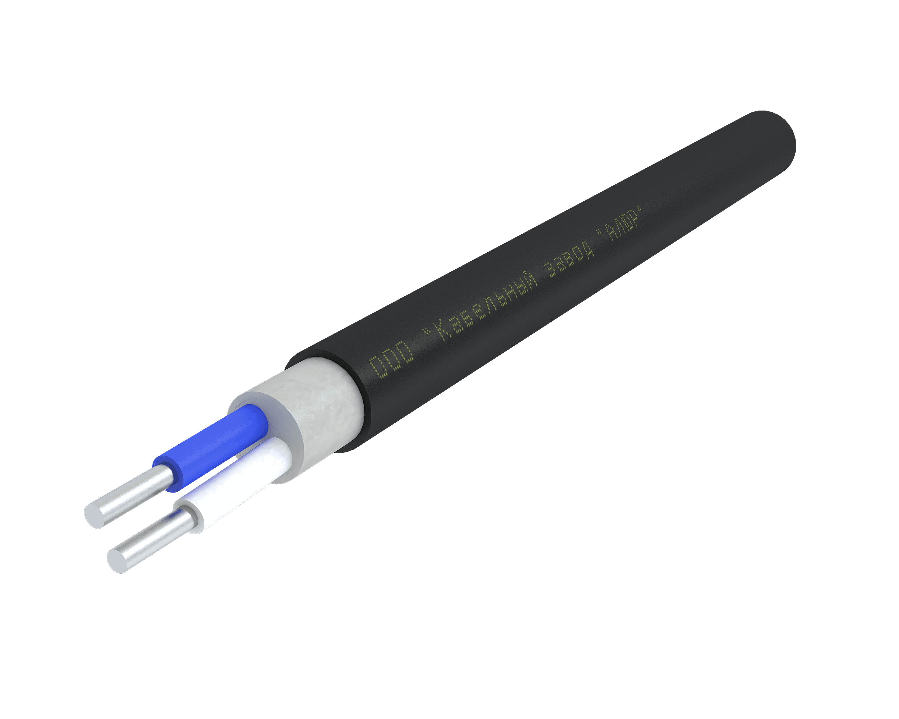 Кабель силовой ЭЛЕКОНД(R)-АсВВГнг(А)-LS 2х6.0 ок(N)-0.66 Ч. бух