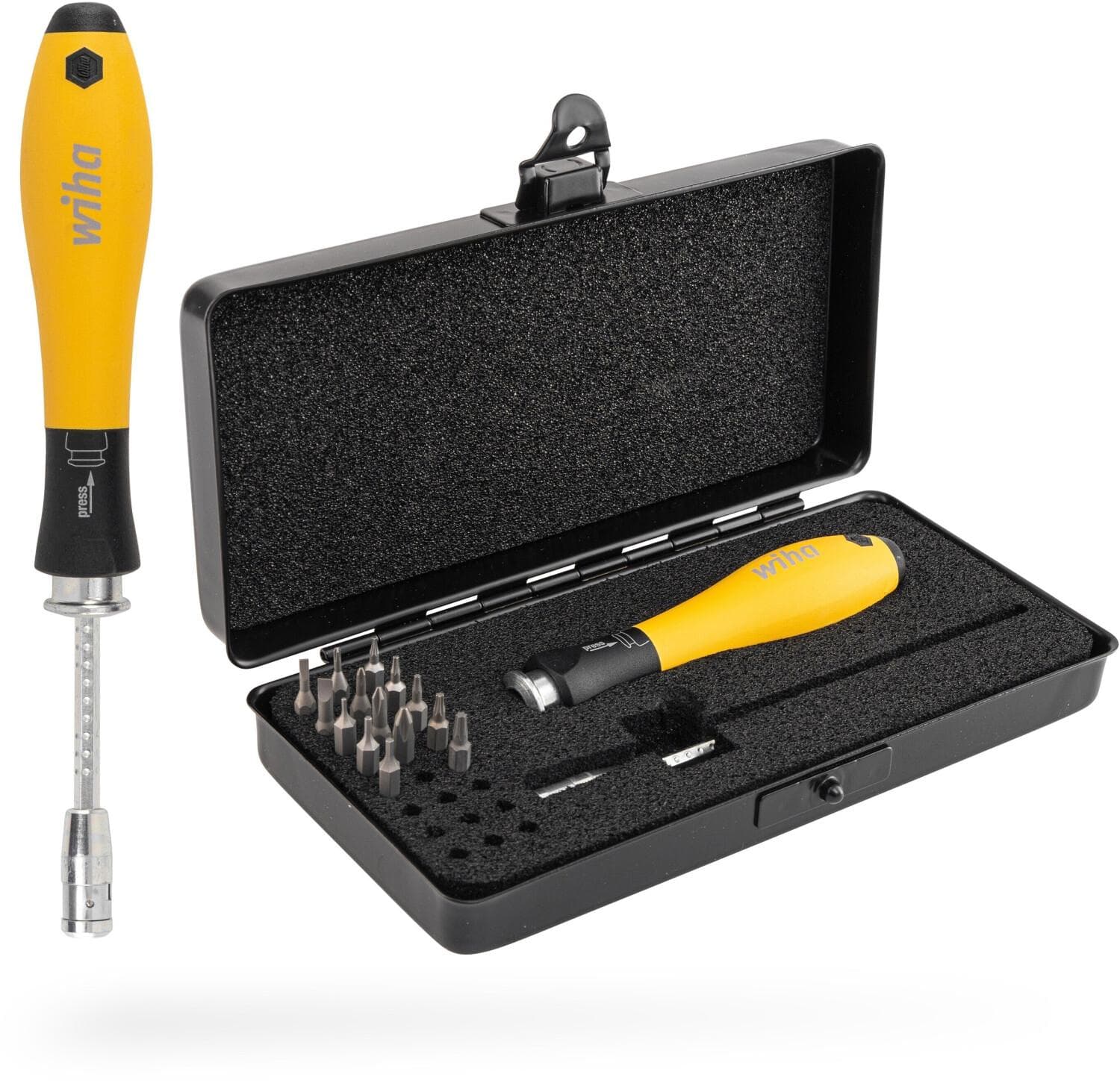 Отвертка с насадками System 4 SoftFinish-Telescopic ESD 16пр 269ESD