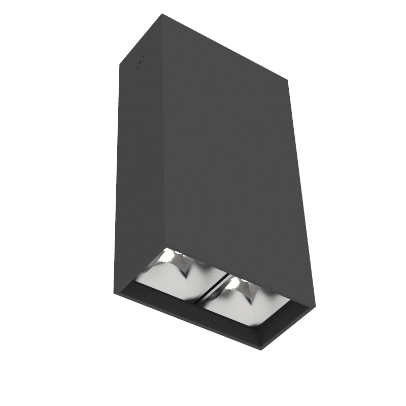 Светильник светодиодный ДПО-8Вт 4000К DL-Box Reflect Multi DALI 35x75 град черный