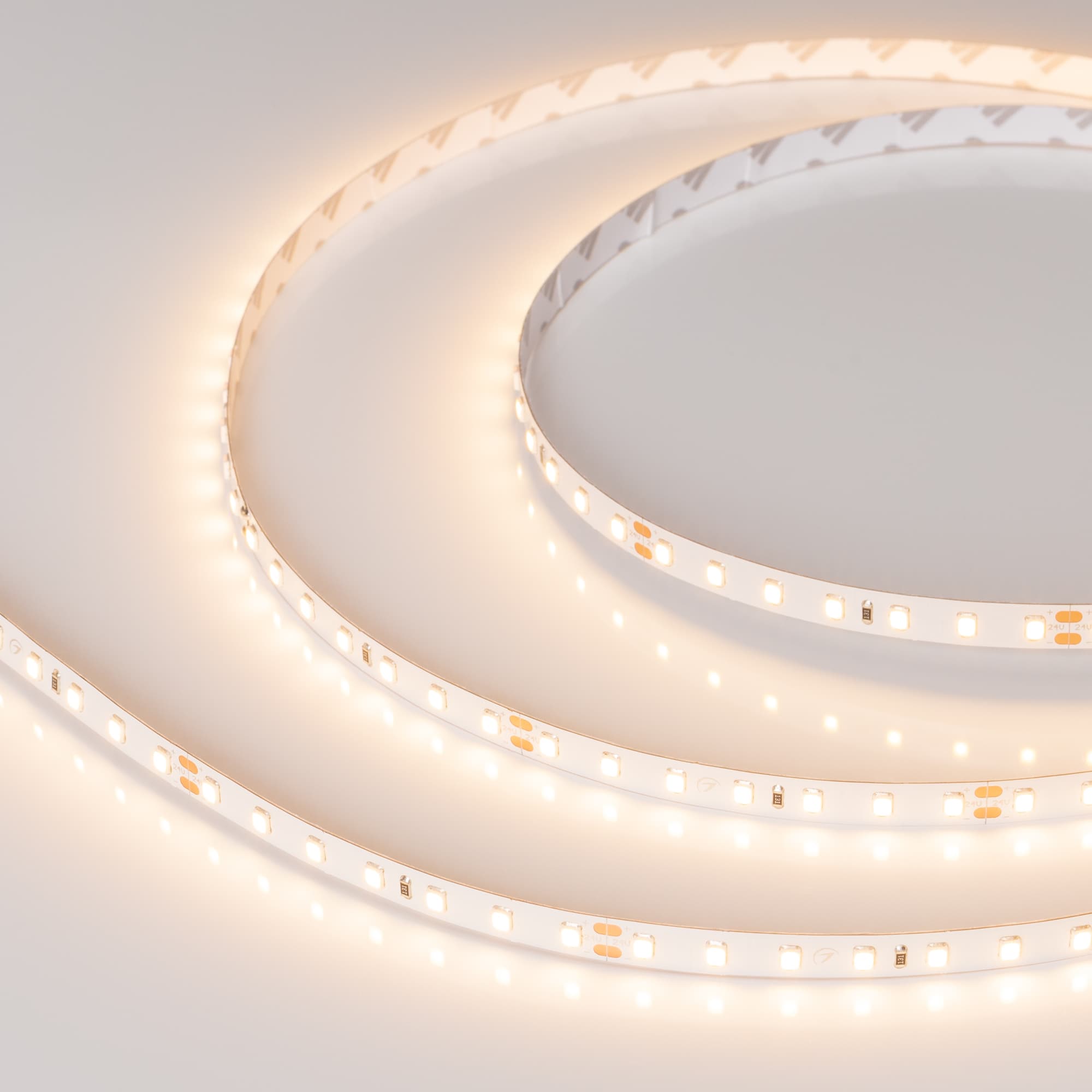 Лента светодиодная 10 Вт/м 24В IP20 2700K 98LED/м RT/RTW-A98-8mm SMD 2835 5 м