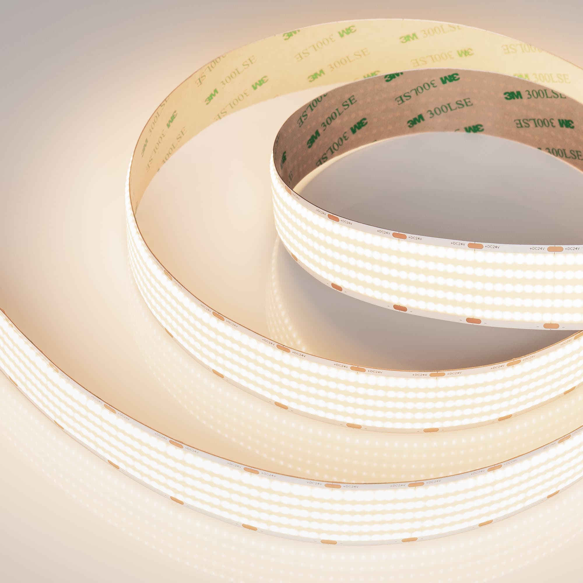 Лента светодиодная 40 Вт/м 24В IP20 3500K 1600LED/м COB-X1600-30mm CSP 5 м