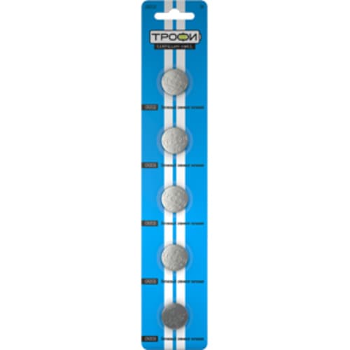 Батарейка Трофи CR2032-5BL ENERGY POWER Lithium (100/1000/84000)