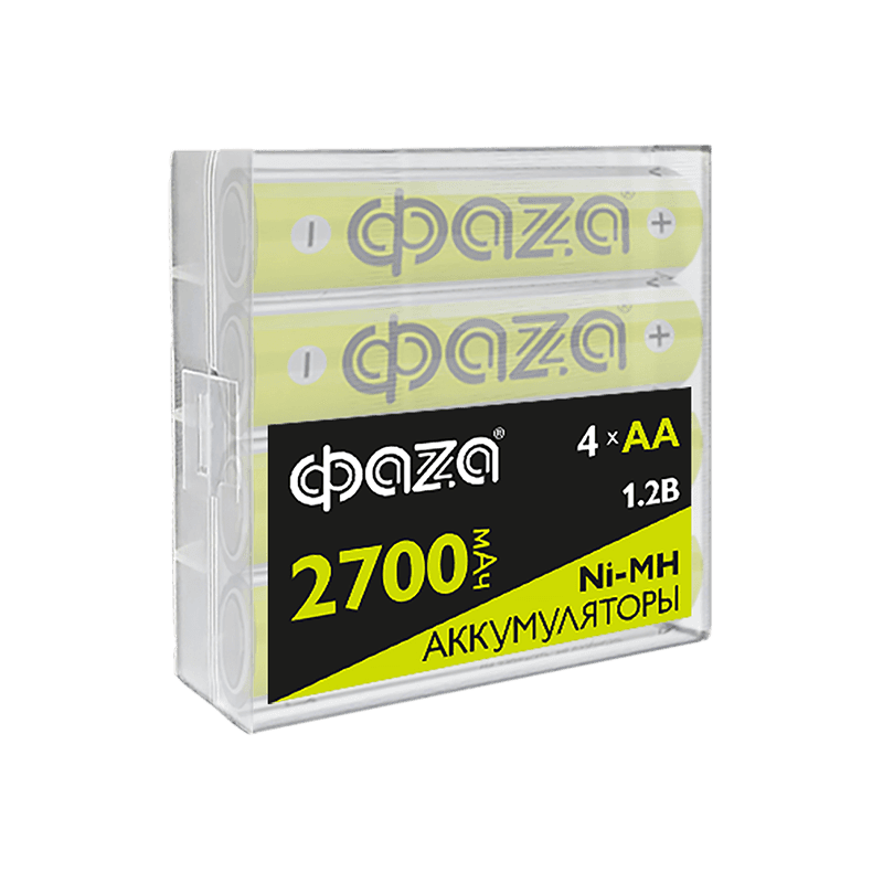 Аккумулятор Никель-Металлогидридные AA 2700мАч Ni-MH Box-4 ФАZА