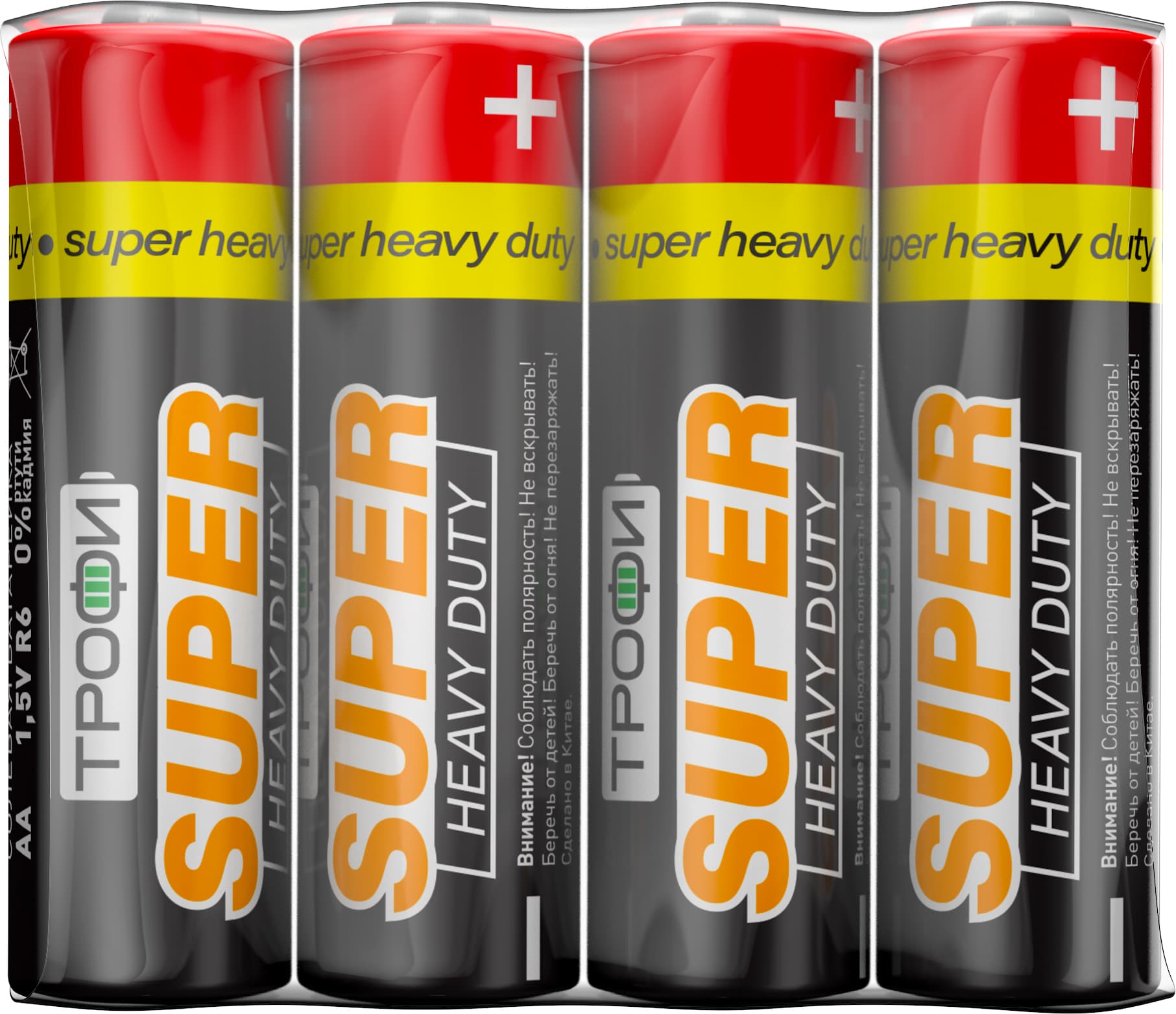Батарейка Трофи R6-4S SUPER HEAVY DUTY Zinc (60/1200/28800)