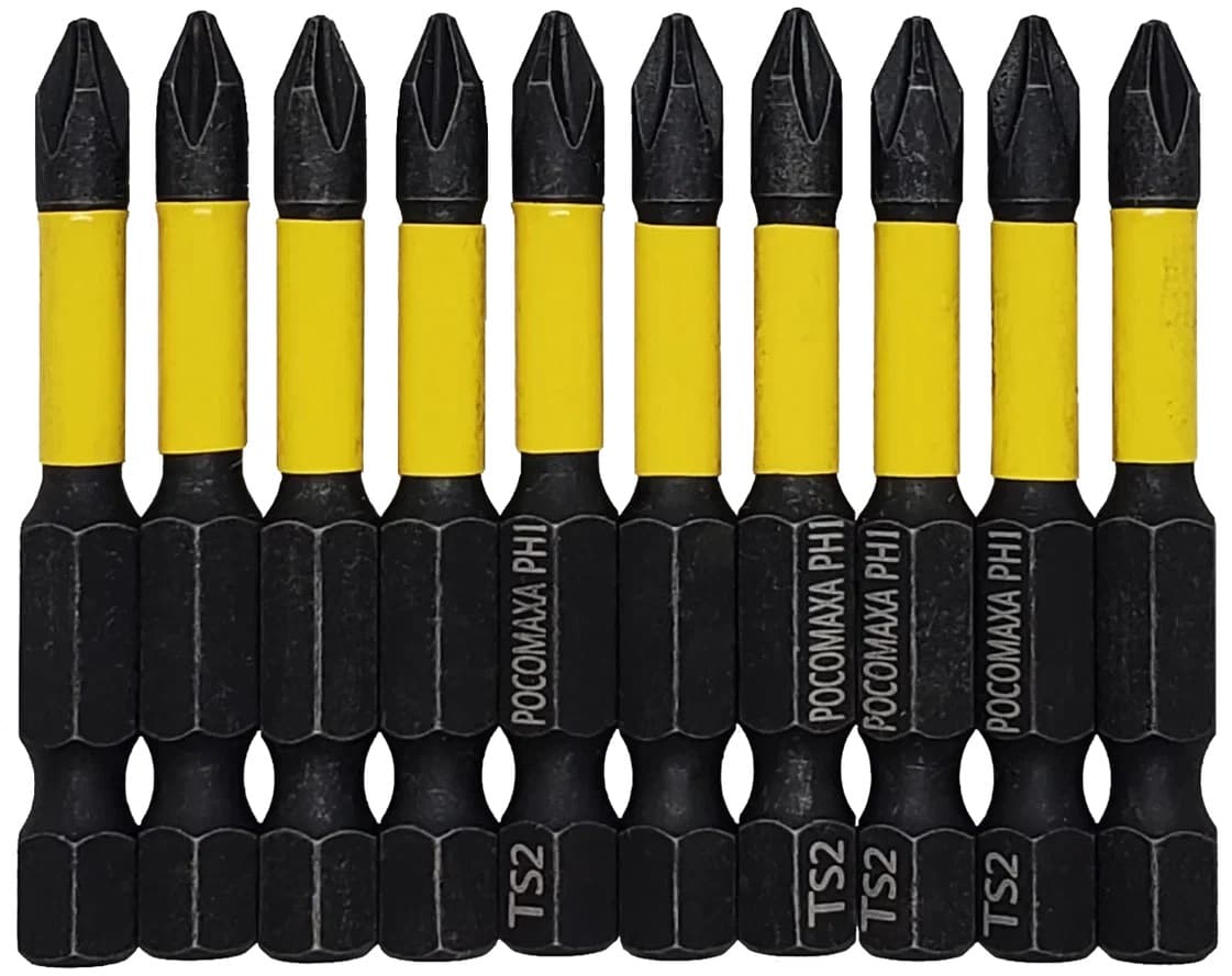 Бита магнитная ударная PH 1x50мм 10 шт. уп