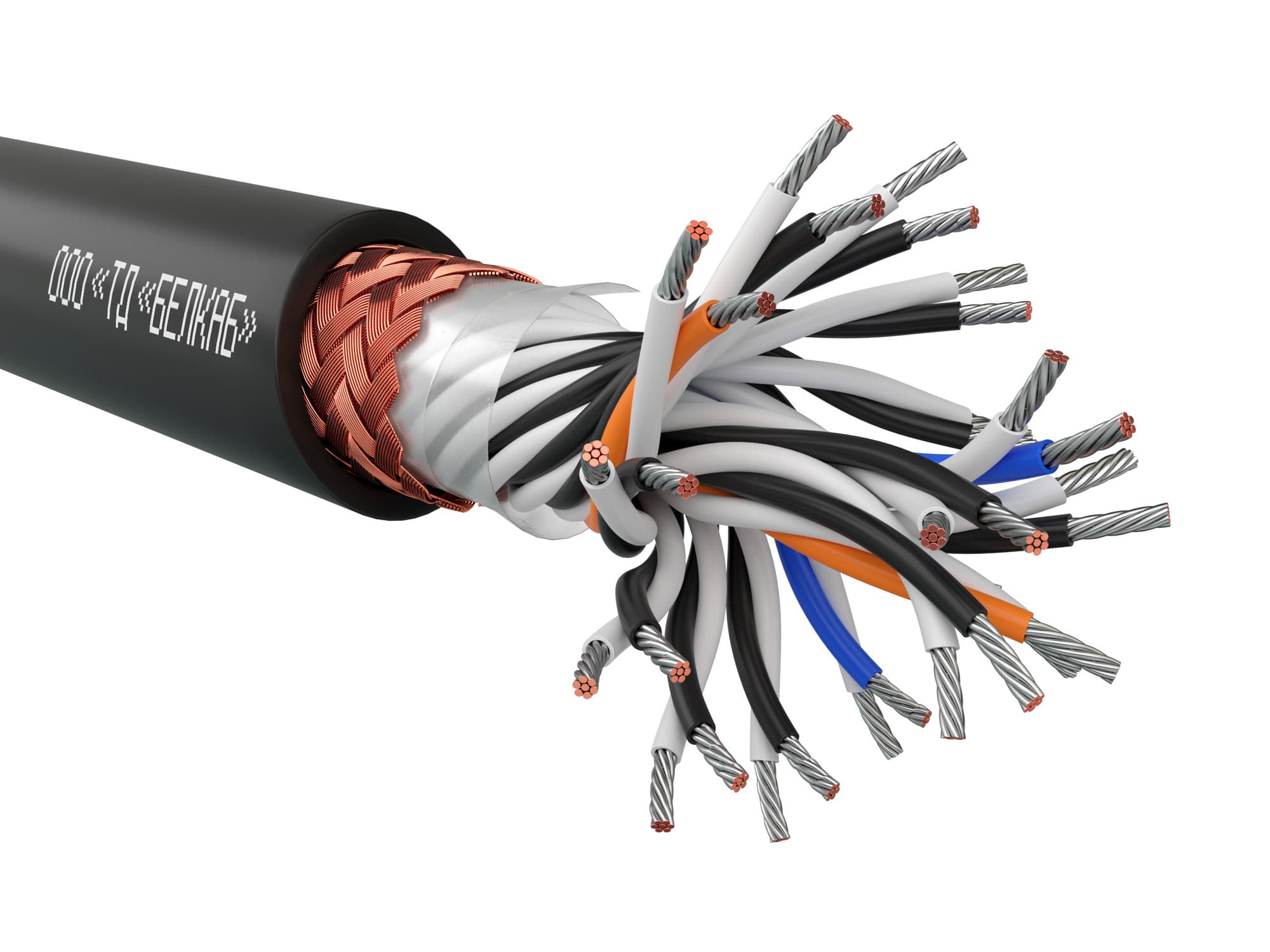Кабель монтажный МКЭШВнг(А)-LS 16х2х0.75 ТРТС