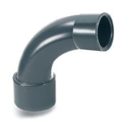 Отвод плавный D125 PVC-U RACCORDO PLAST (Италия)