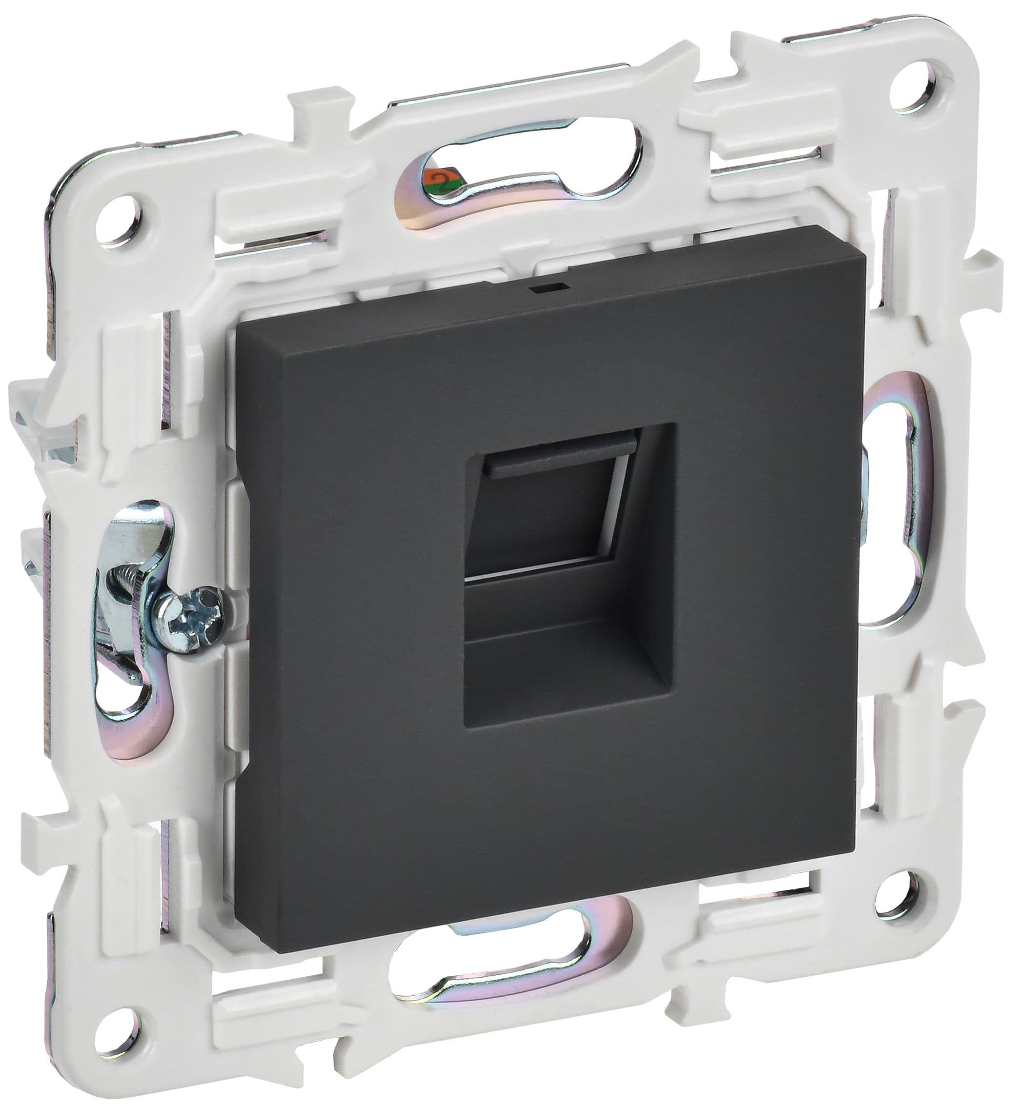 SKANDY Розетка компьютерная RJ45 кат.6 SK-K02G графит IEK