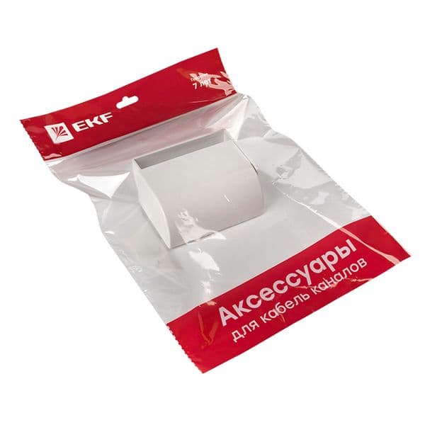 Заглушка (100х40) (2 шт) Plast Белый